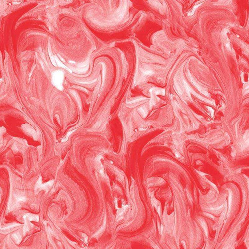 Abstract marbled pattern in shades of coral and white