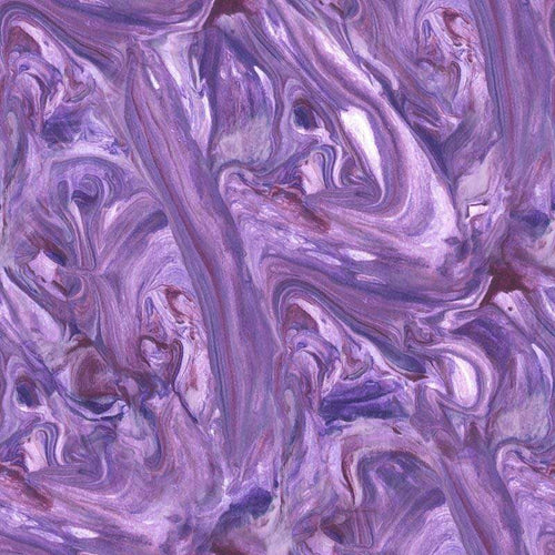 Abstract marbled pattern in lavender hues