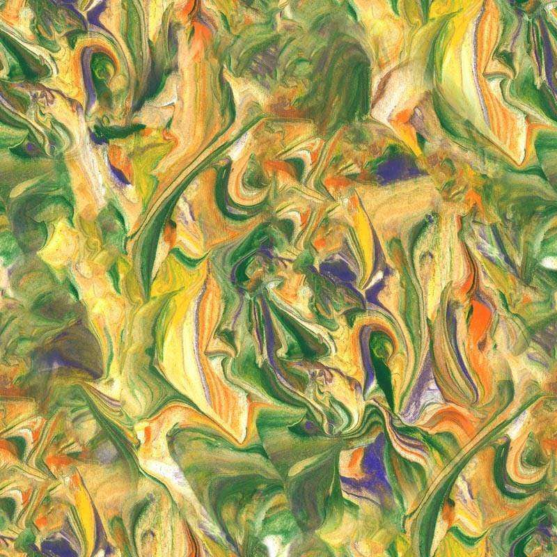 Abstract marbled pattern with swirls