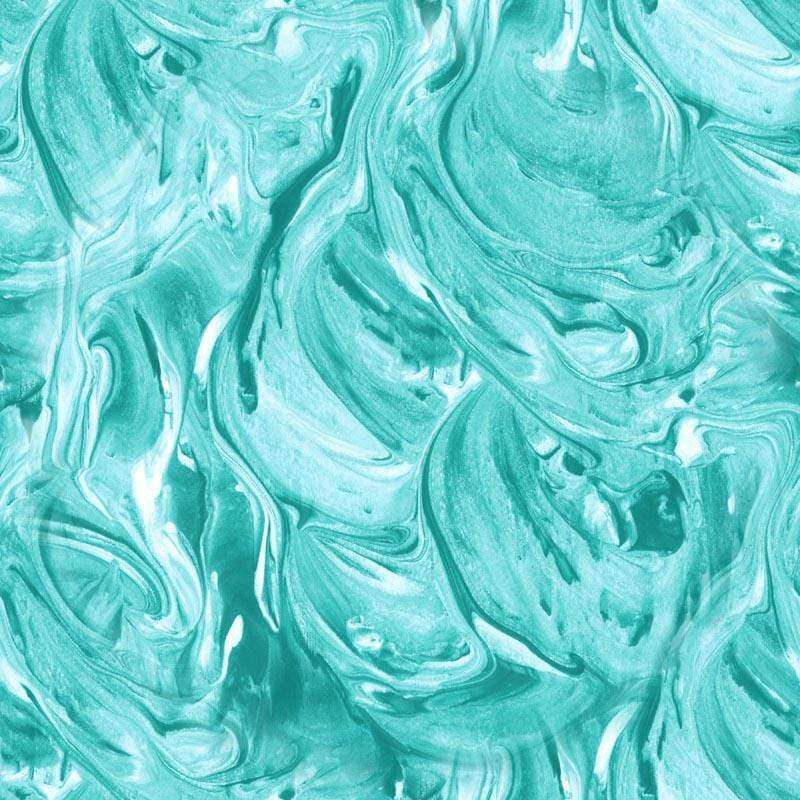 Turquoise marbled pattern