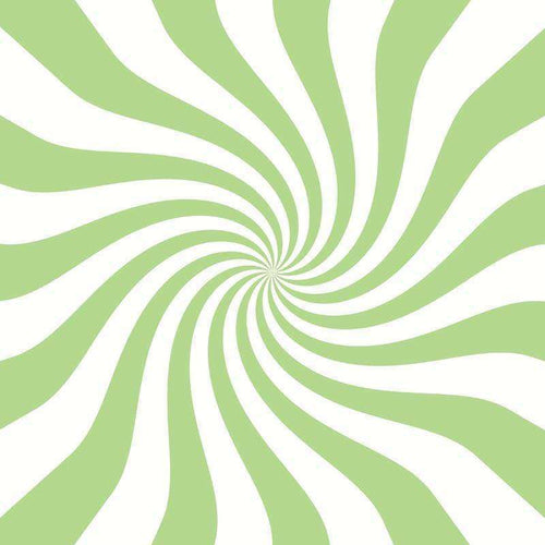 Swirling green and white pattern