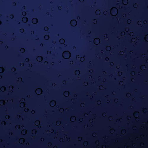Dark blue background with water droplets