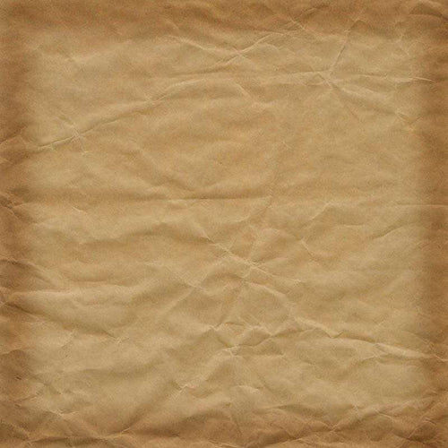 Crinkled brown paper texture