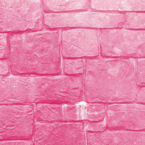 Textured pink stone wall pattern