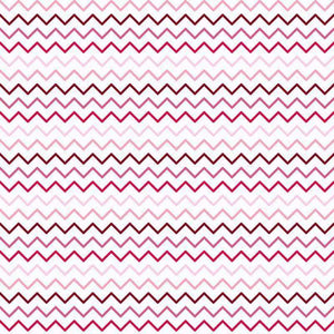 Red and pink zigzag pattern on a white background