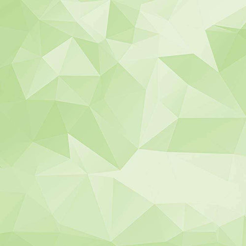 Geometric pattern in shades of green