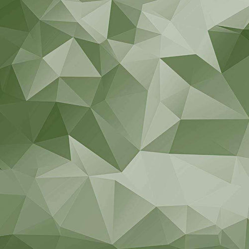 Abstract green triangular low poly background