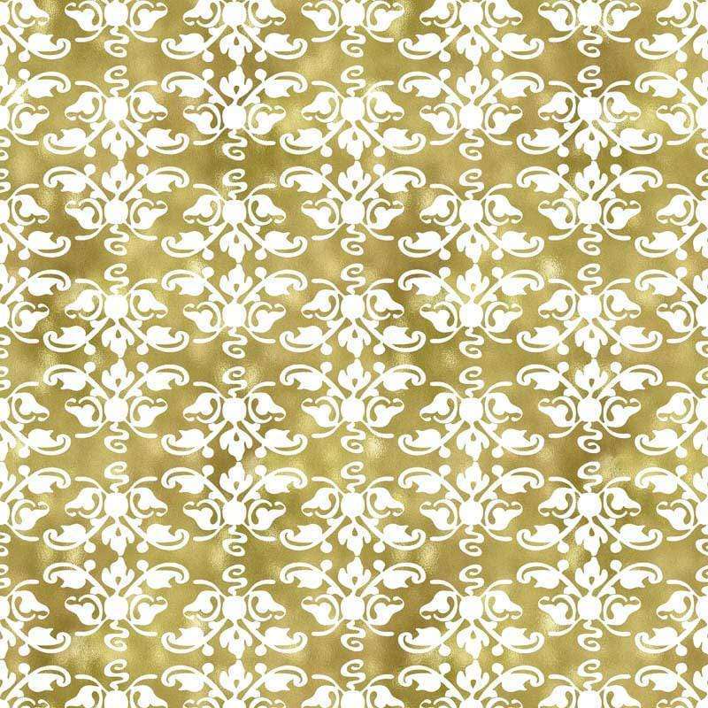 Elegant golden fleur-de-lis pattern on a textured background