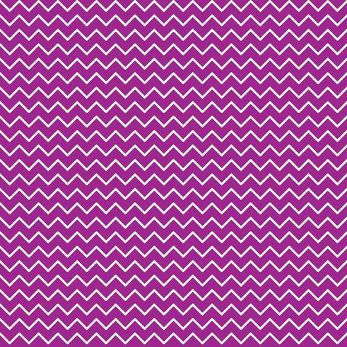 Continuous zigzag pattern in violet and white