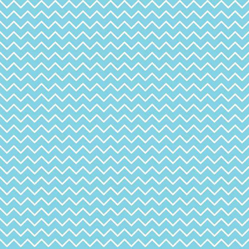 Light blue zigzag pattern on a white background