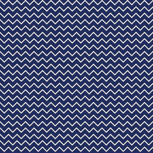 Navy blue and white chevron pattern