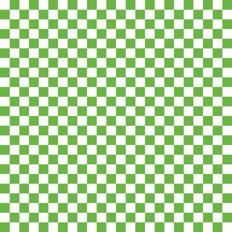Checkered pattern with alternating green and white squares
