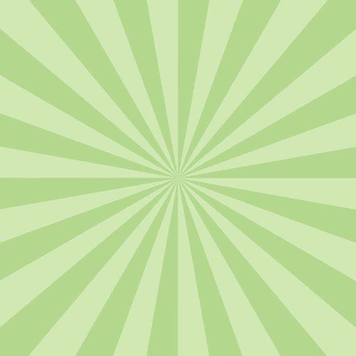 Green sunburst pattern