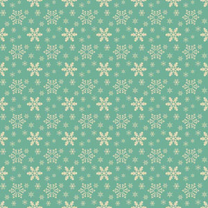 Seafoam green fabric with vintage floral patterns