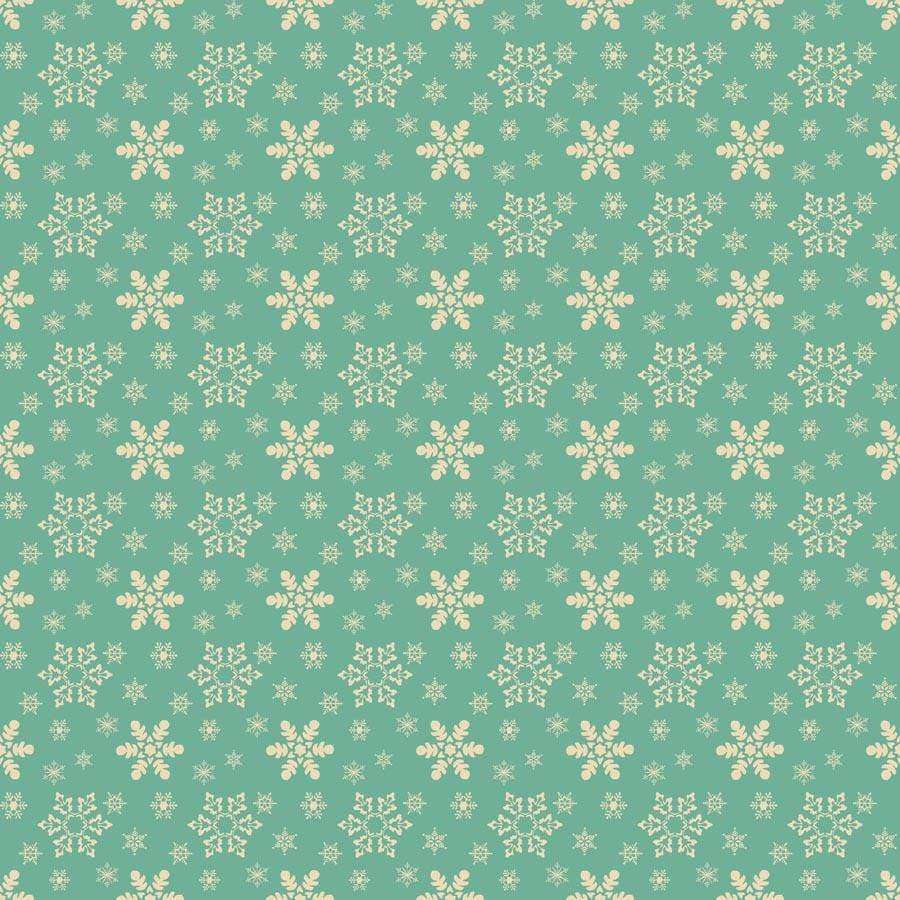 Seafoam green fabric with vintage floral patterns