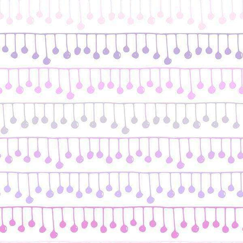 Abstract musical notes dripping pattern