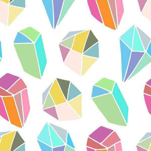 Colorful geometric crystal pattern