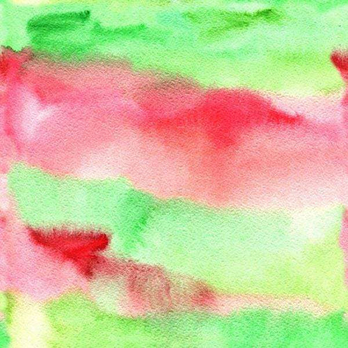 Abstract watercolor pattern with soft green and pink hues