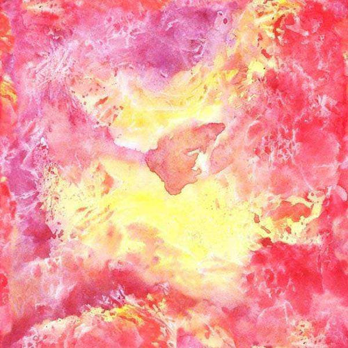 Abstract watercolor pattern with warm colors