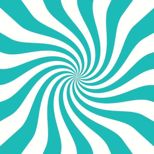 Abstract swirling pattern in aqua and white