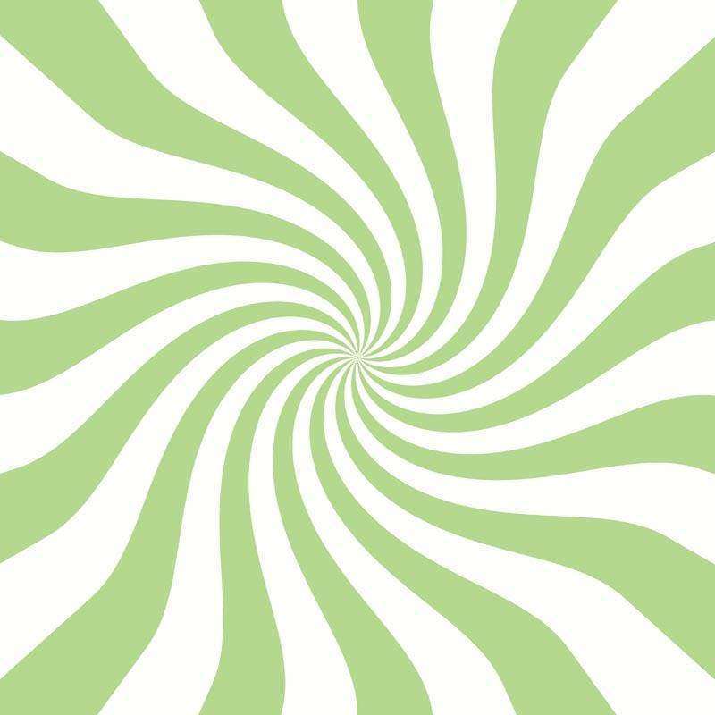 Abstract green and white spiral pattern