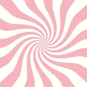 Pink and white spiral pattern