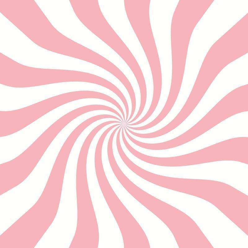 Pink and white spiral pattern