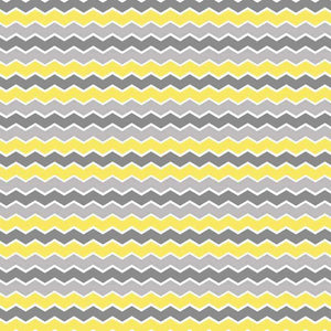 Interlocking zigzag pattern in shades of gray and yellow