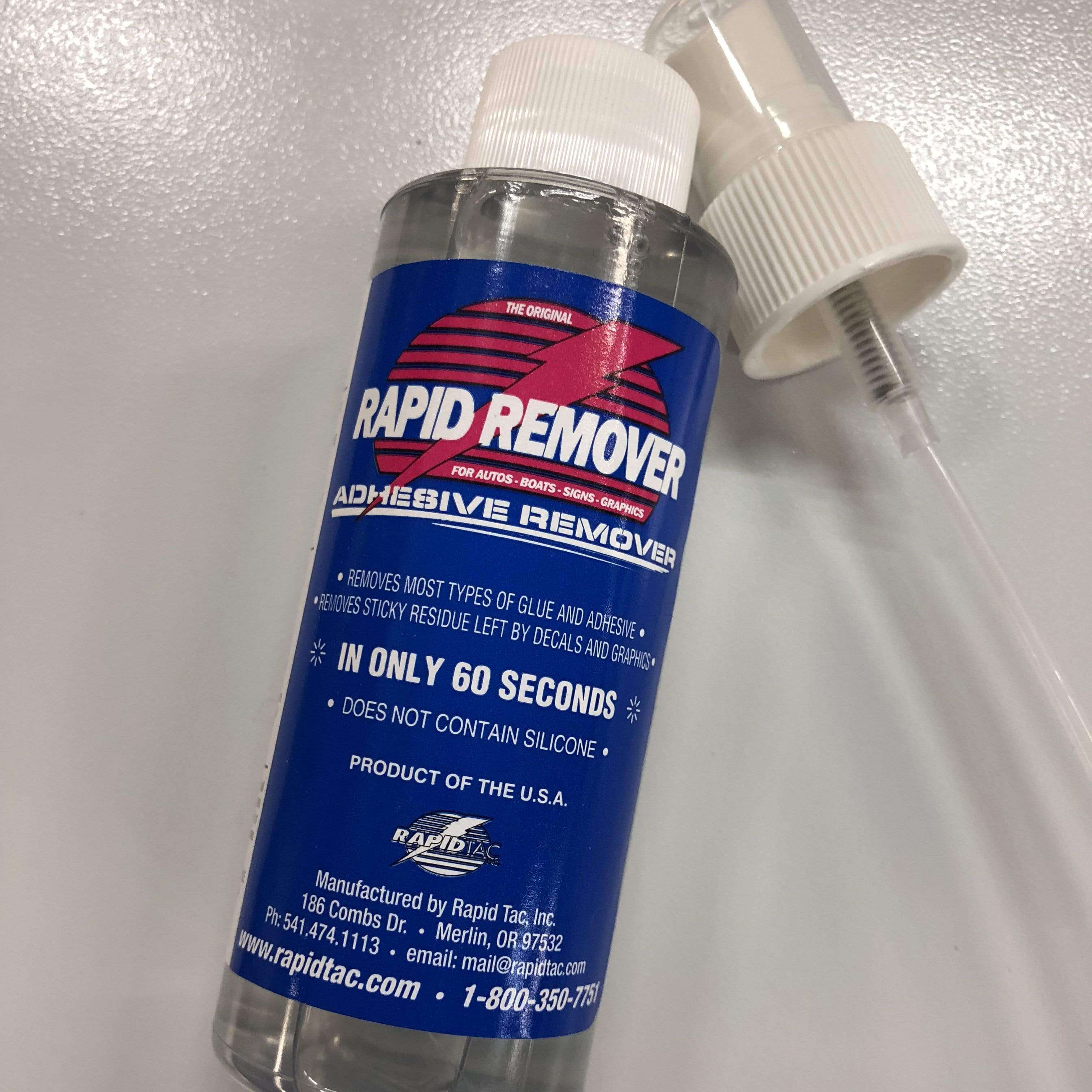 Removing Vinyl Graphics and Adhesive with Rapid Remover 
