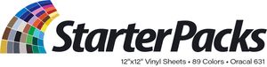 Crafter's Vinyl Supply Oracal 631 Starter Pack - 89 Colors - 12x12 Inch Sheets by Crafters Vinyl Supply