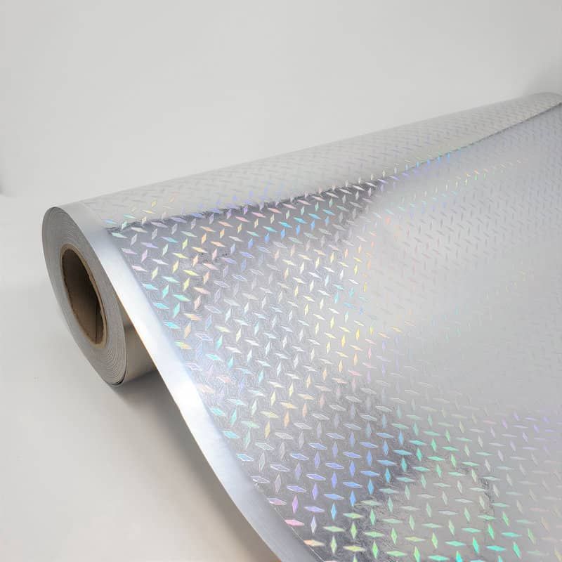 Diamond Plate Mini Holographic Silver – Crafter's Vinyl Supply