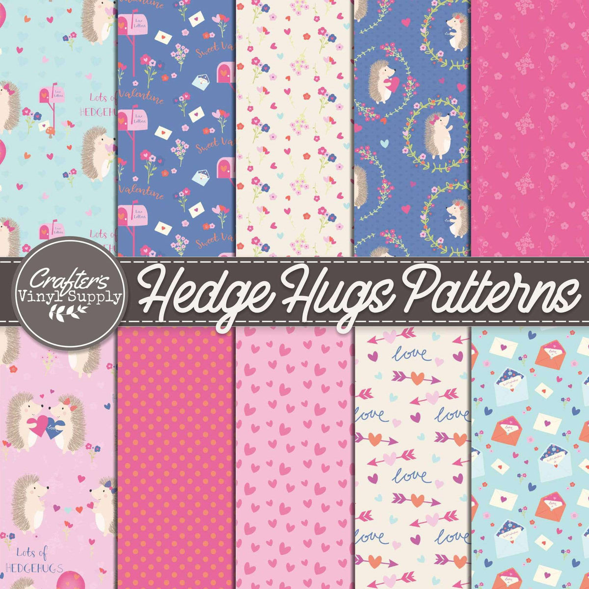 Hedge Hugs Patterns – Crafter's Vinyl Supply