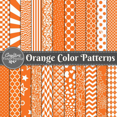 Orange Color Patterns