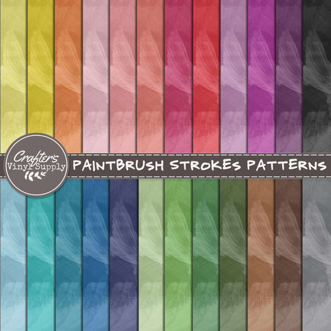 Paintbrush Strokes Patterns