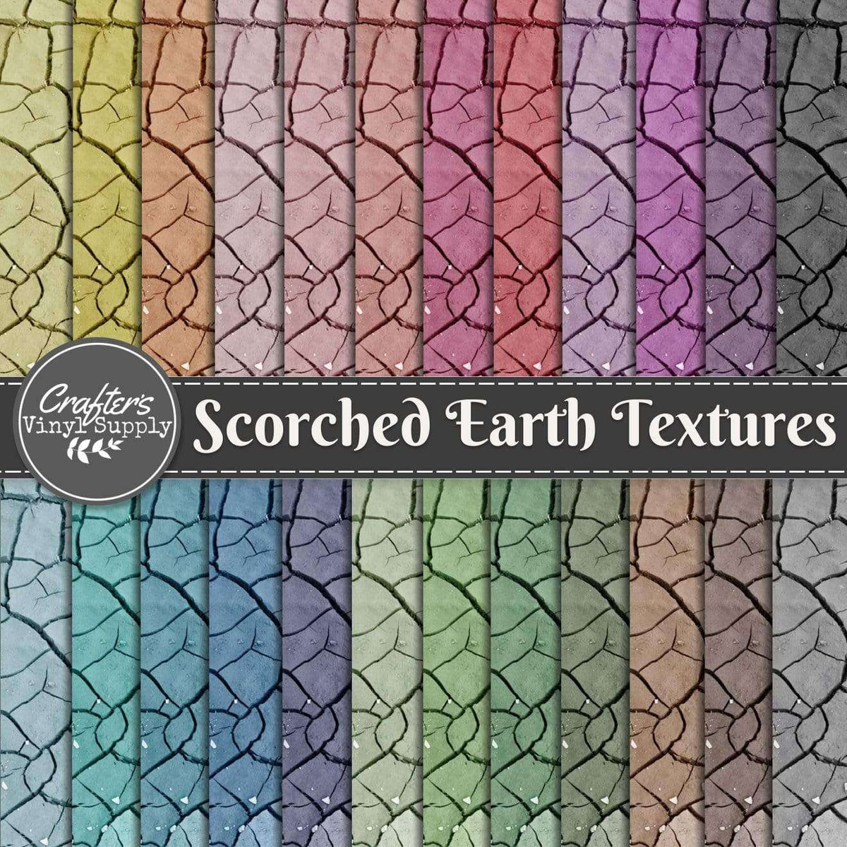 Scared Earth Texture Scorched Earth Textures – Crafter's Vinyl Supply