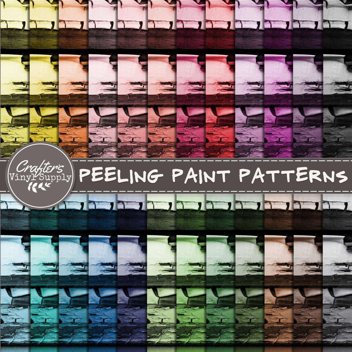 Peeling Paint Patterns – Crafter's Vinyl Supply