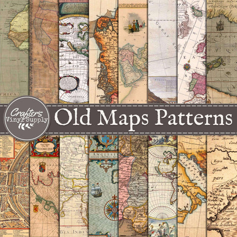 Old Maps Pattern