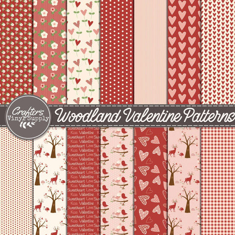 Woodland Valentine Patterns