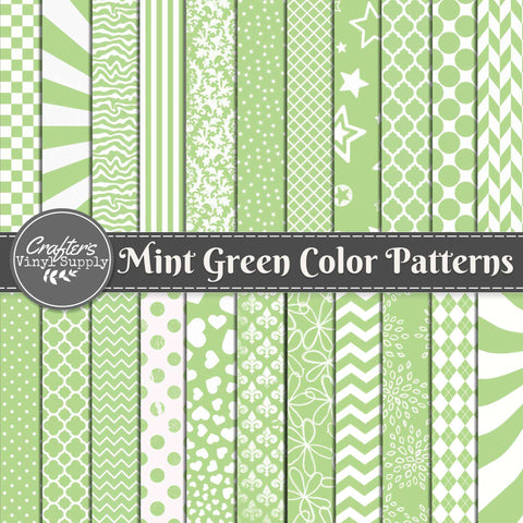 Mint Green Color Patterns