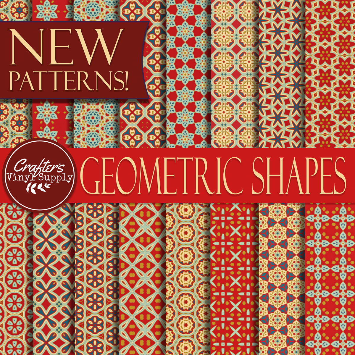 Geometric Shape Patterns – Crafter's Vinyl Supply