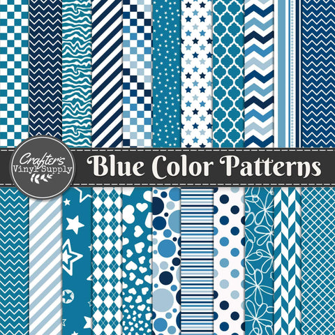 Blue Color Patterns