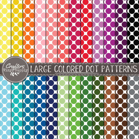Large Colored Dots Patterns