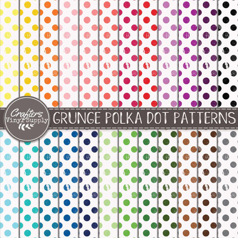 Grunge Polka Dot Patterns