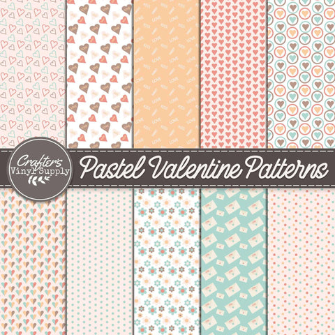 Pastel Valentine Patterns