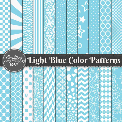 Light Blue Color Patterns