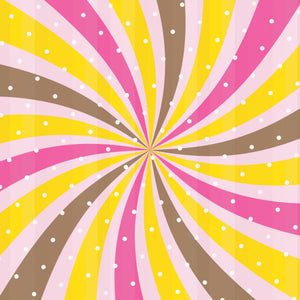 Yellow Pink Swirl - Pattern Vinyl and HTV
