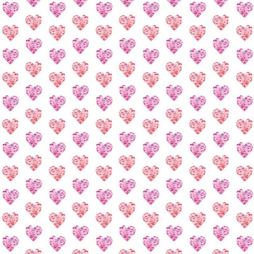 Small Triangle Hearts - Pattern Vinyl and HTV