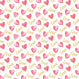 Gold Love Hearts - Pattern Vinyl and HTV