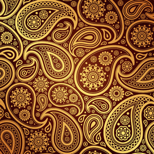 Paisley Gold - Pattern Vinyl and HTV