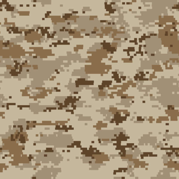 Digital pixelated camouflage pattern